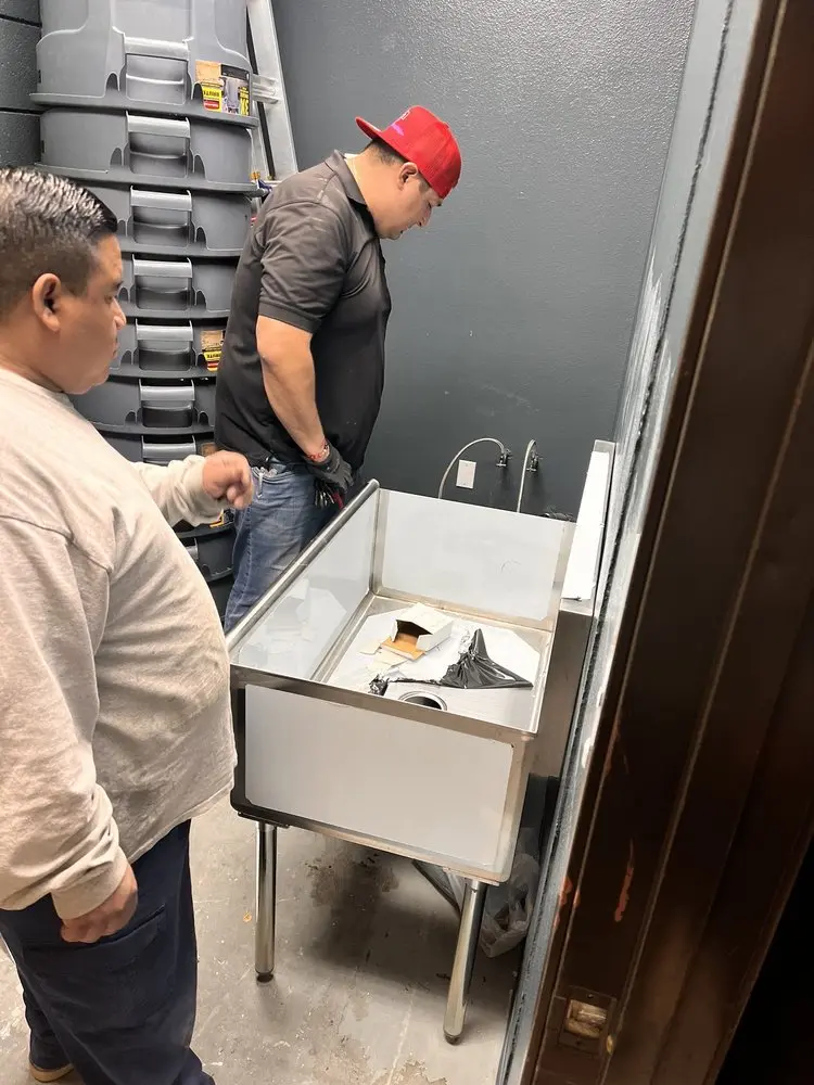 Commercial plumbing and sink installation in Upper Dublin