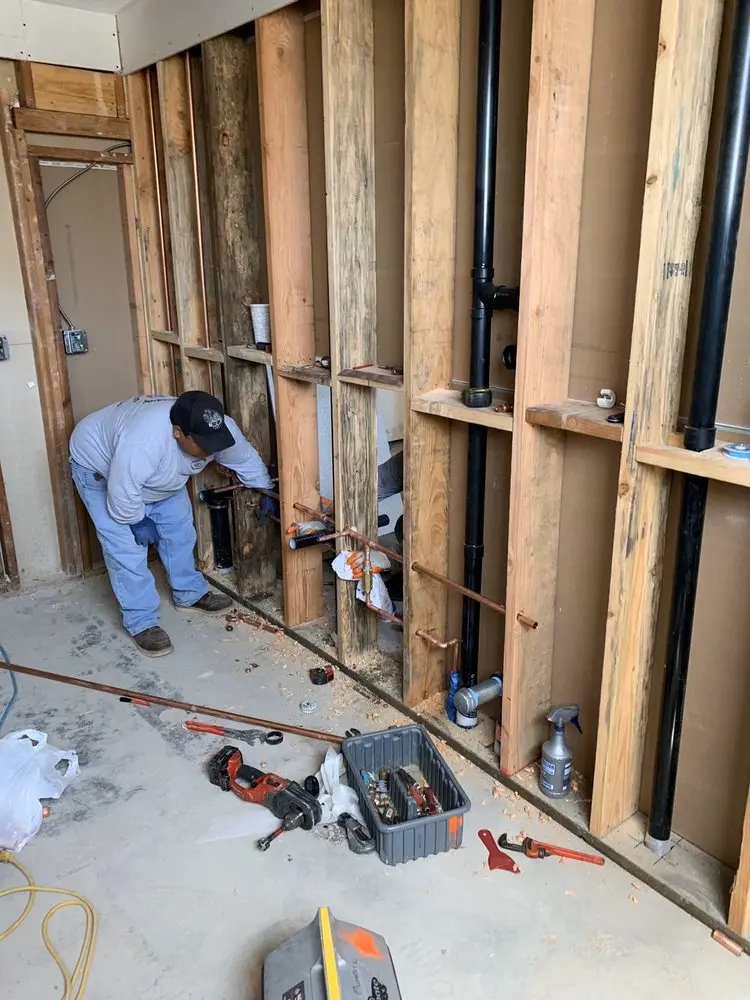 Commercial rough-in plumbing for Gas Line Repair in Upper Dublin